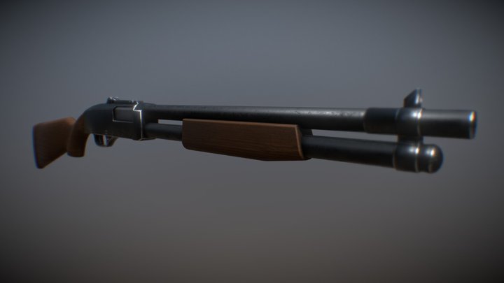 Supershotgun 3D models - Sketchfab