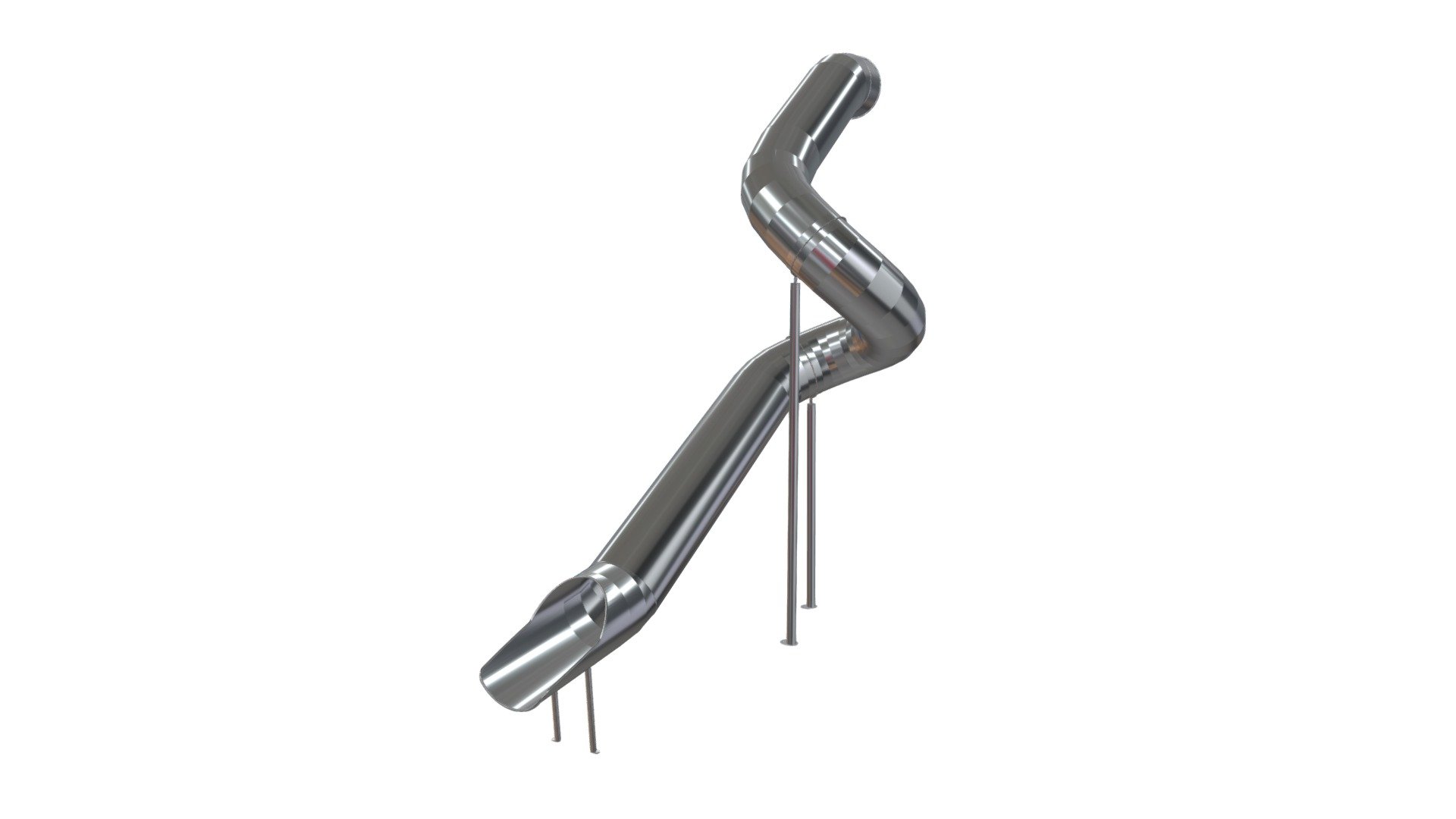 ГТП5850_360_01_00_000 - Горка тоннельная поворот — Sketchfab embed 3D viewer