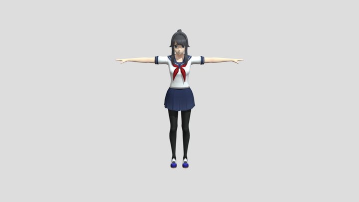 Ayano Aishi (Yandere Simulator) 3D Model