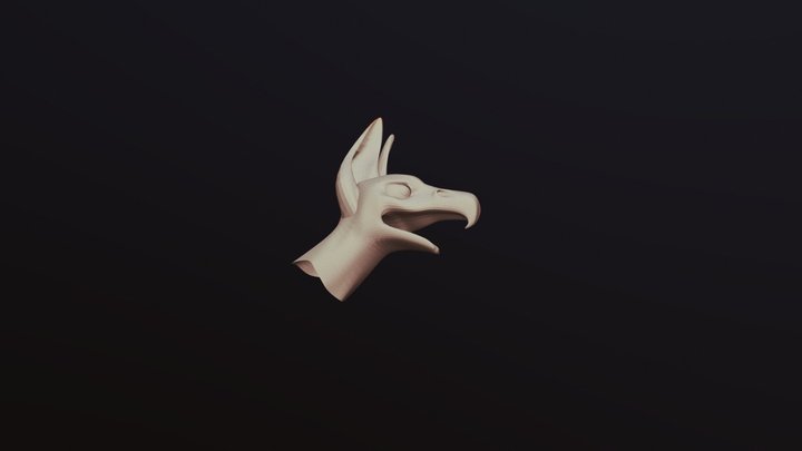Character head base 3D Model