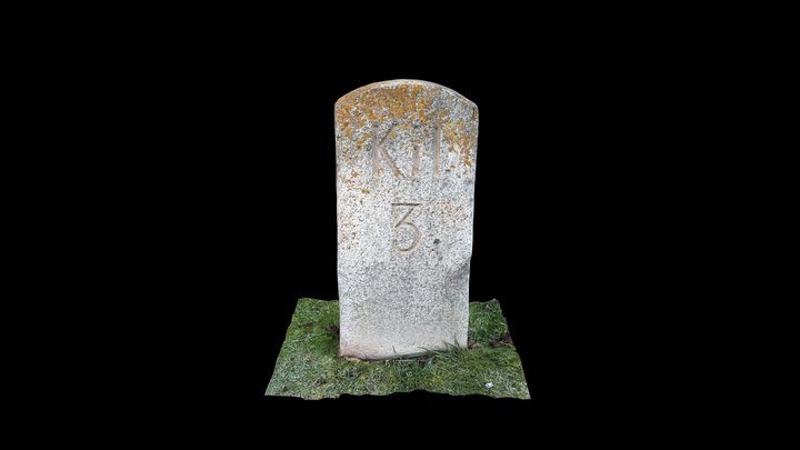 Milestone Brig - Furkapass km 03 – Modello 3D gratuito STL