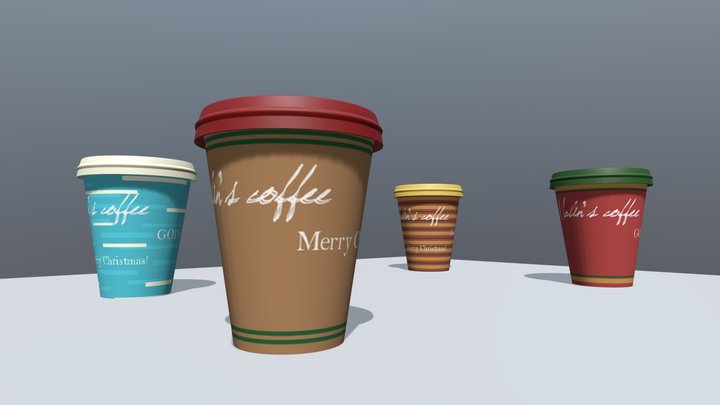 Kaffe Muggar 3D Model