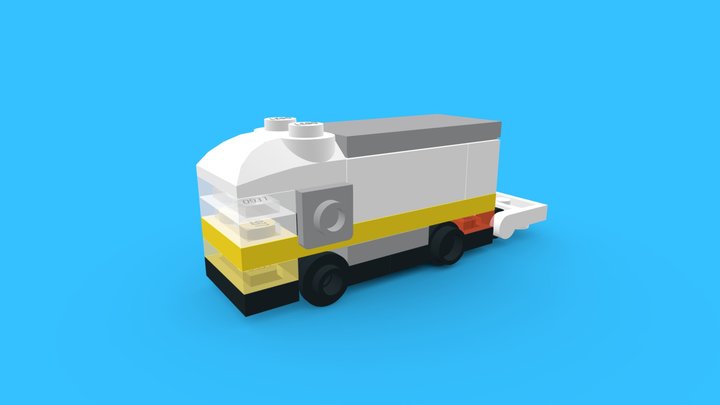 LEGO Micro Moving Truck MOC [#0366] – Free 3D Model STL