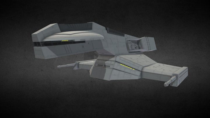 Star Wars: Herald-class Shuttle – Modello 3D gratuito STL