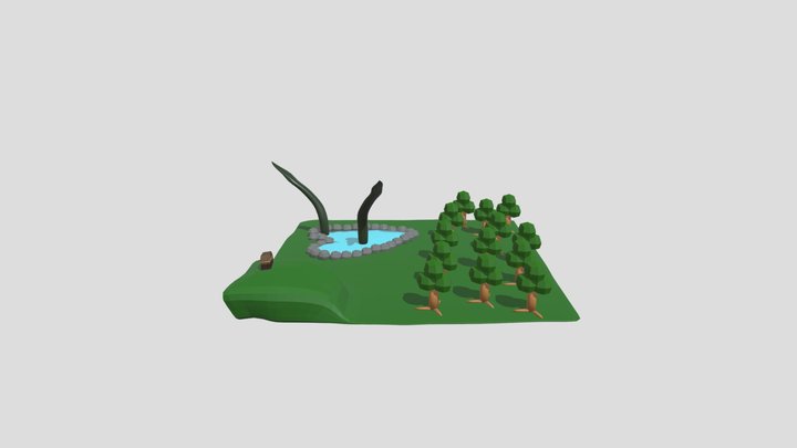 Tentacle Island 3D Model