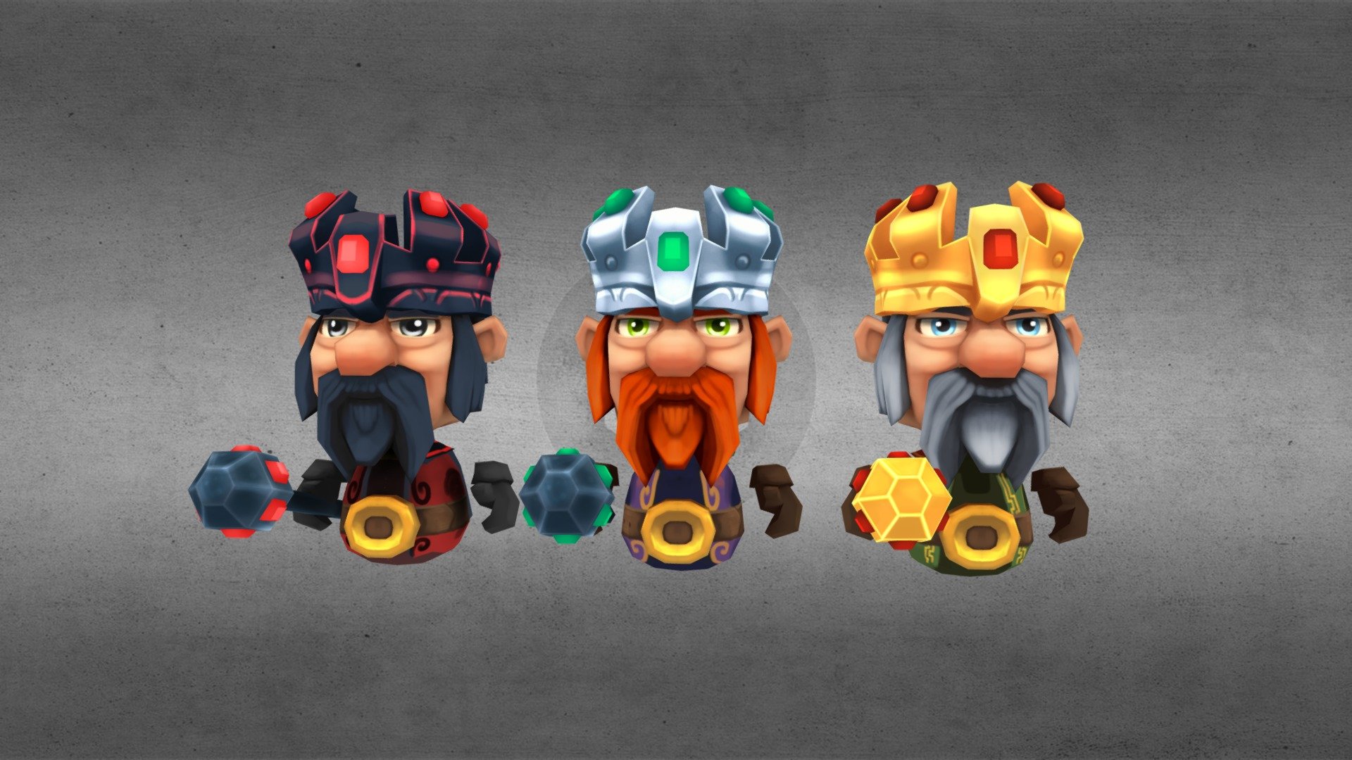 Hero King George - Skin Variations - 3D model by patatajec [2611978 ...