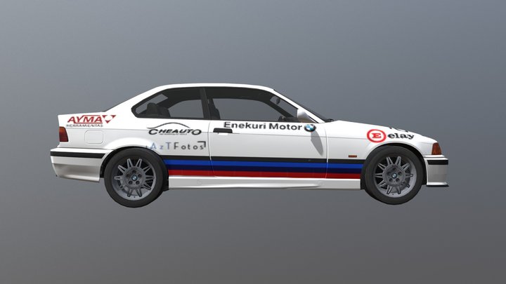 BMW M3 e36 | Aingeru Castro Alaitz Urkiola 3D Model