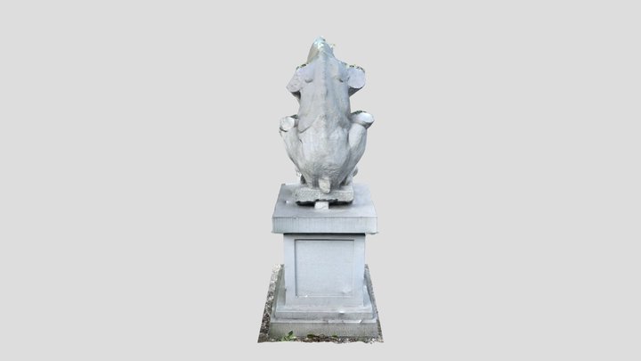 Chimera Statue 3D Model