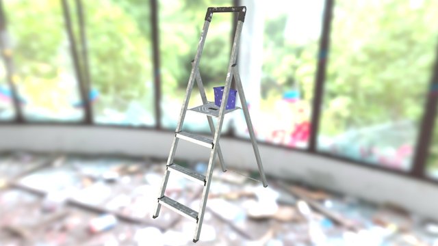PBR Ladder 3D Model