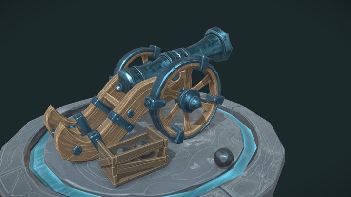 [Student Work] Stylized Canon 3D Model