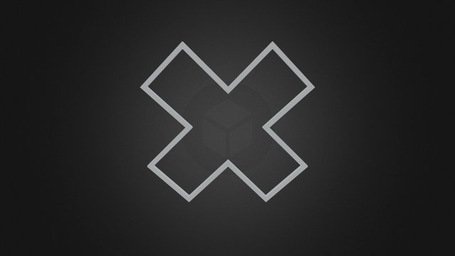 X shaped Necklace 3D Model