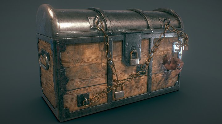 Scary Chest - Treasure Chest Contest 3D Model