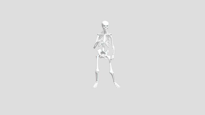 Skeleton Dancing Twerk💀 THIS IS HALLOWEEN😂 3D Model