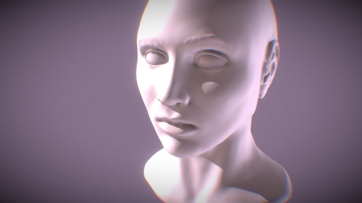 high poly head - WIP 3D Model