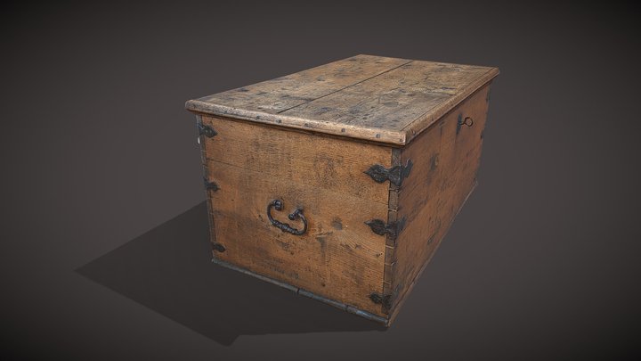 Old chest 3D Model