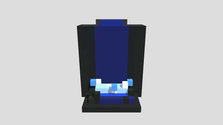 Nordic Waterfall - Voxel 32x32 (Animated) – Kostenloses 3D-Modell STL