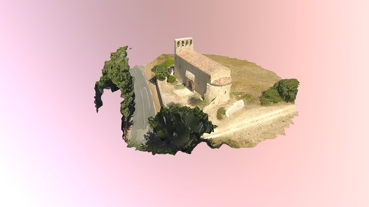 La chapelle Saint Geniès de Litenis 3D Model