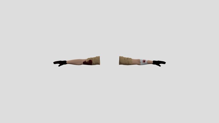 DOOMGUY hand model 3D Model