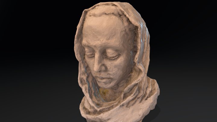 Woman Portrait Bust Scan (Realtime) 3D Model