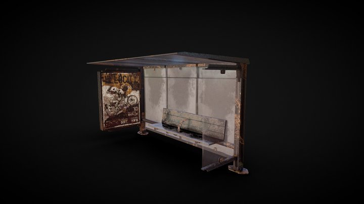 BUS STAND 3D Model