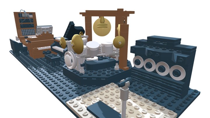 Bricks at an Exhibition 3D Model
