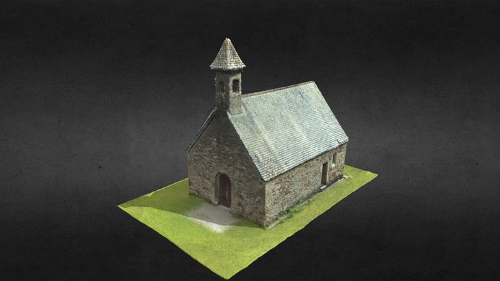 Chapelle Saint-Jouvin - Brix (50) 3D Model