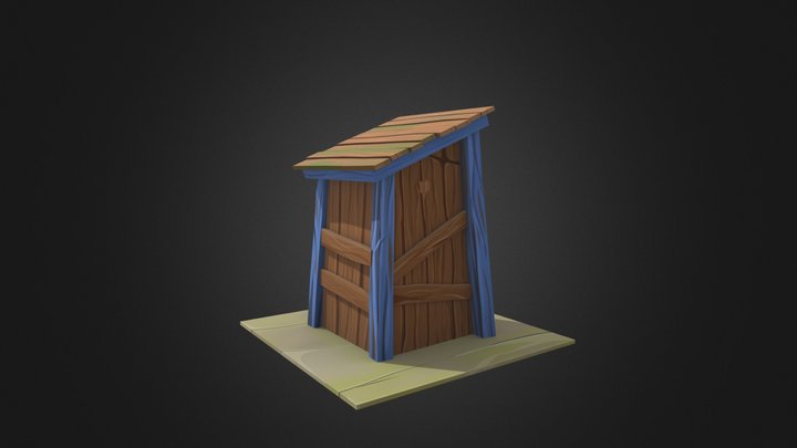 Baño Game Art 2023 3D Model