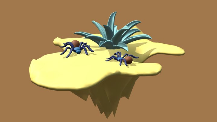 NATURA: Tarantola Agave - Sara 3F a.s 2018-19 3D Model