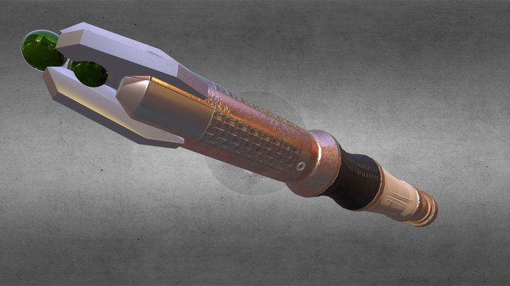 11th Doctor's Sonic Screwdriver 3D Model