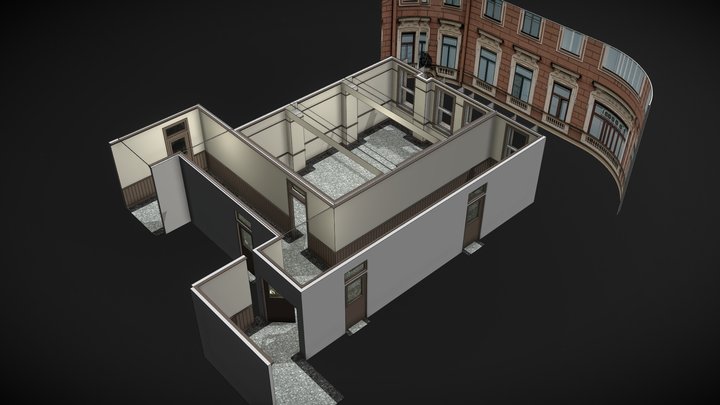 Private Investigator's Office 3D Model