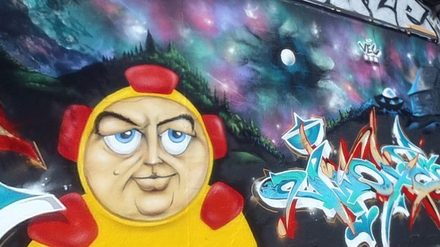 La soupe aux choux, Tag urbain Le Gabut