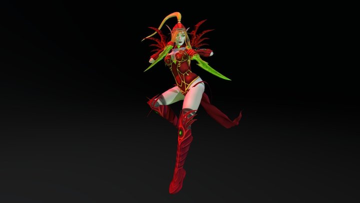 Valeera Sanguinar 3D Model