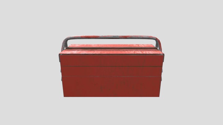 Caja De Herramientas LowPoly 3D Model