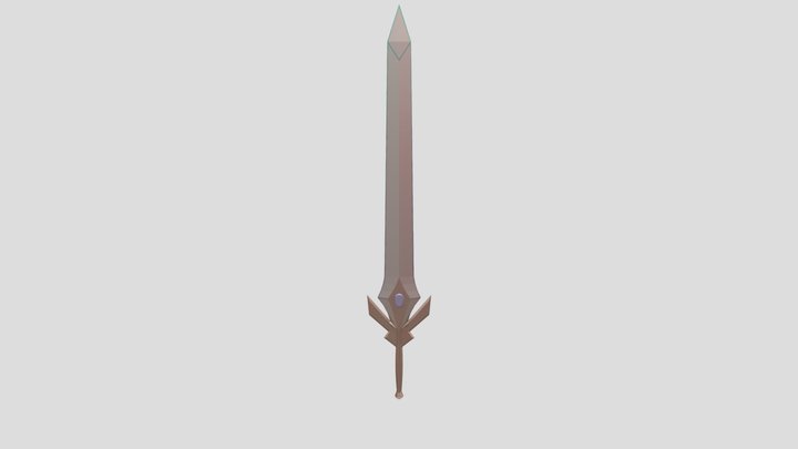 Sword Of Protection (Second version) 3D Model
