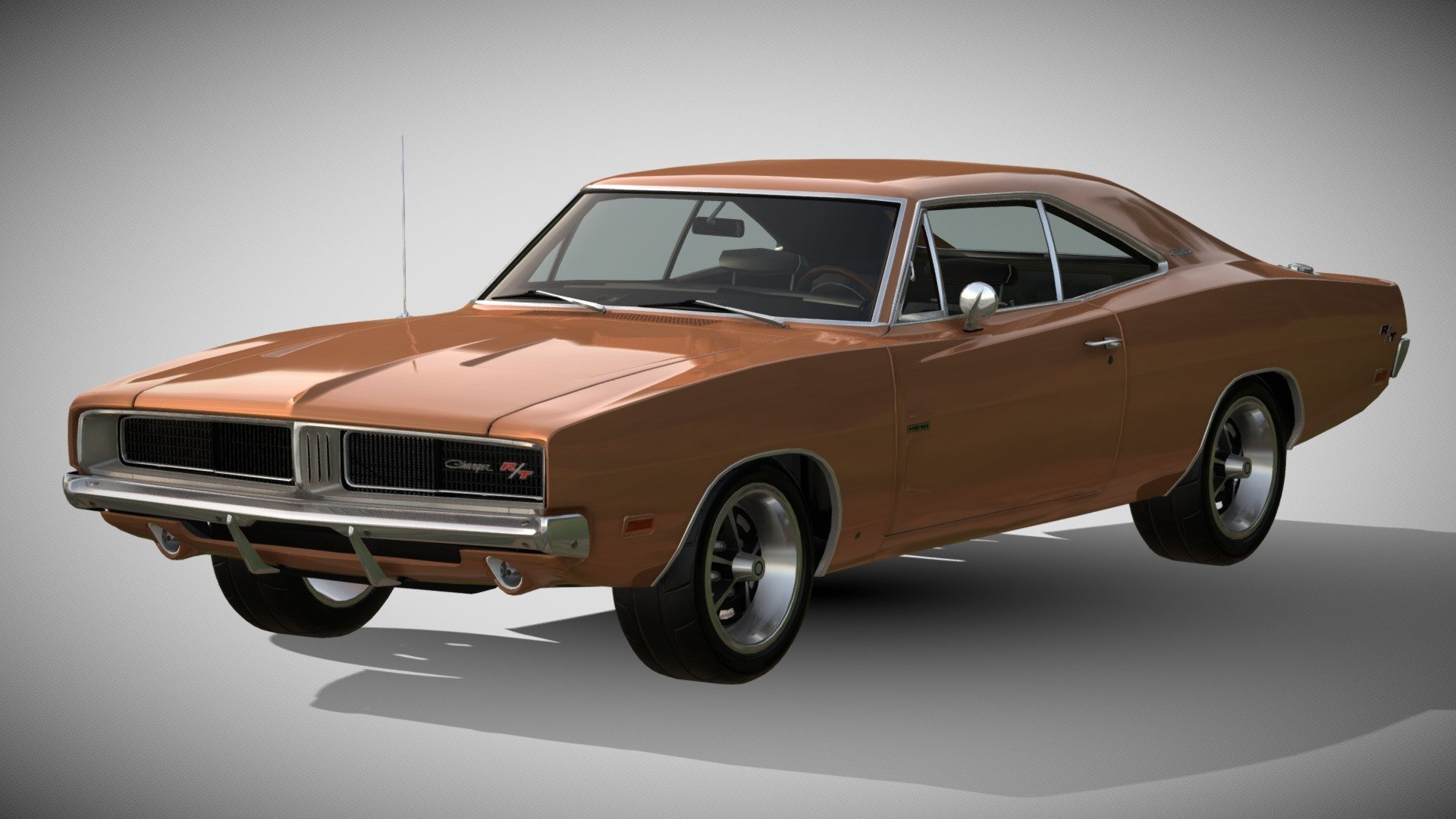 1969 Dodge Charger R/T - Download Free 3D model by Ddiaz Design (@ddiaz ...
