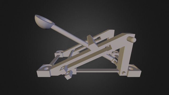 The Ballistapult 3D Model