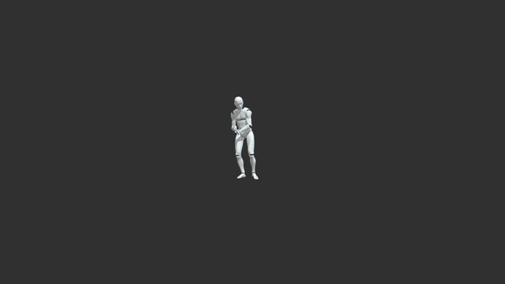 Sneaks In With A Two-handed Sword 3D Model