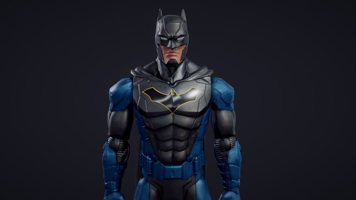 Batman Action Figure 3D Model
