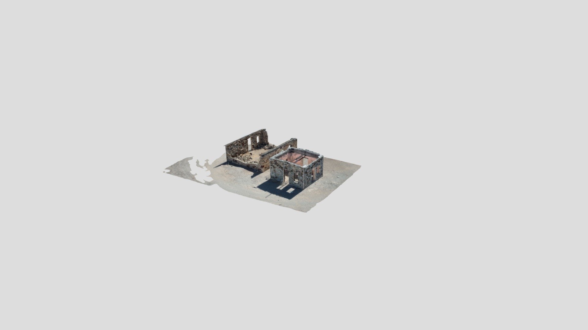 Joseph Cone's Cabins Simplified 3d Mesh