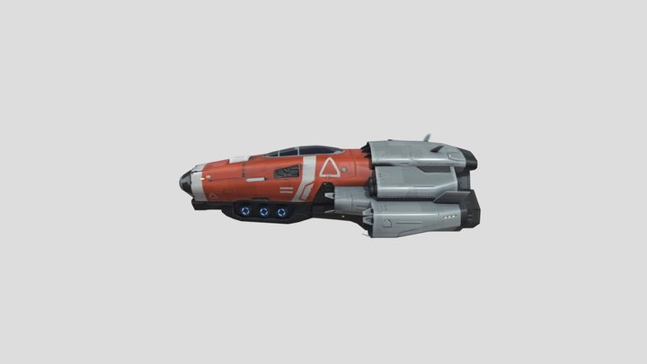 Spaceship 3D Model