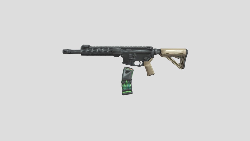 Neon Skyline AR-15