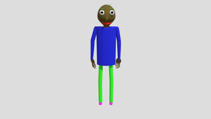 Additional Basics Characters (Baldi) - Download Free 3D model by  Johnthe3dModeler (@Johnthe3dModeler) [ae38f52]