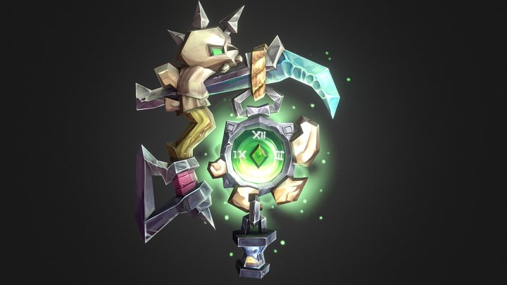 HearthSign - Undead Clockmaker 3D Model