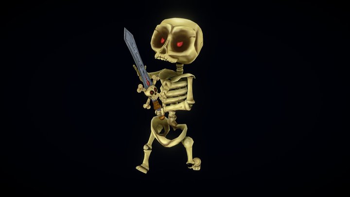 Jhonny Skull 3D Model