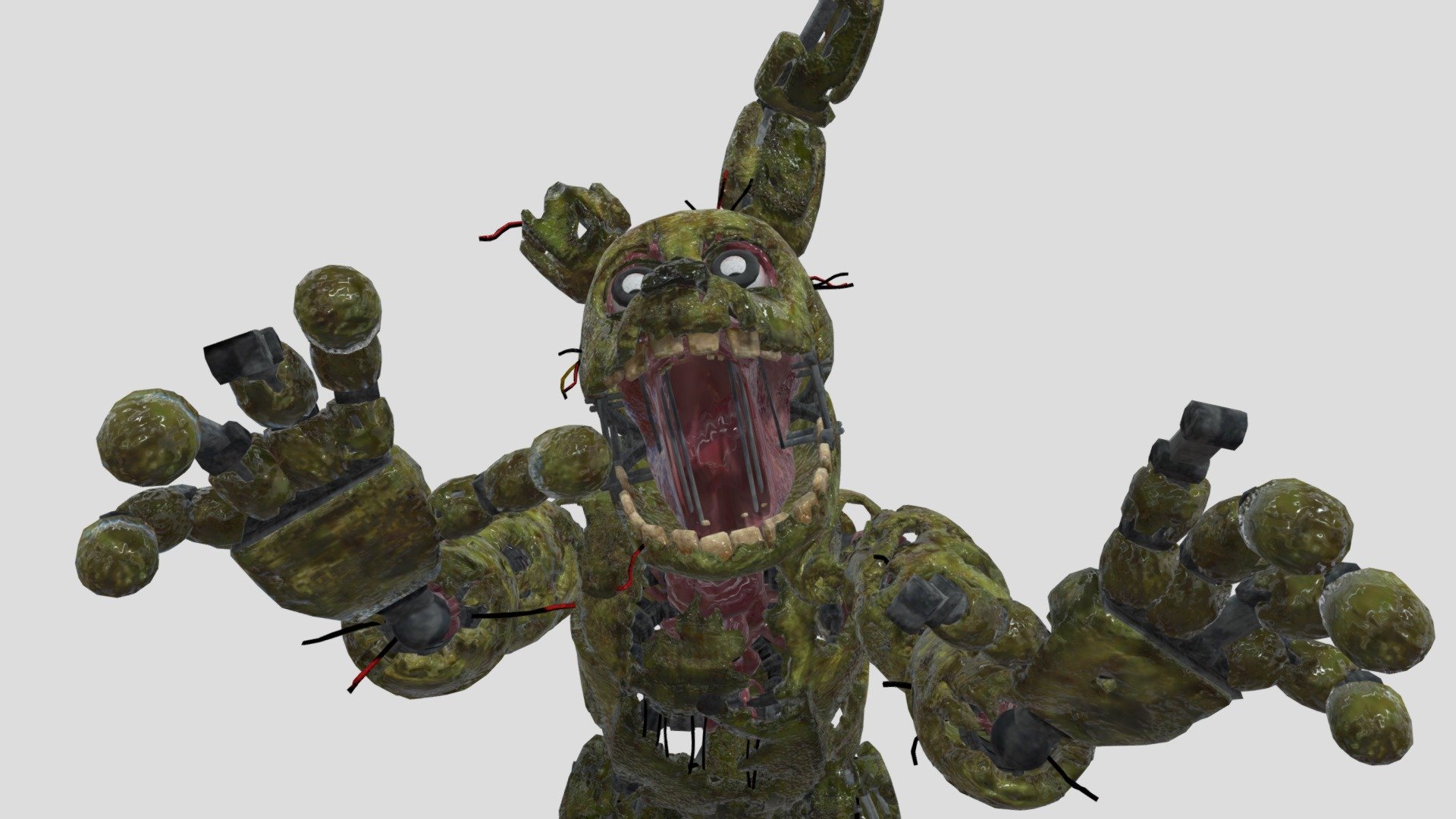 Springtrap Jumpscare Download Free 3d Model By Orangesauceu 2624cd2