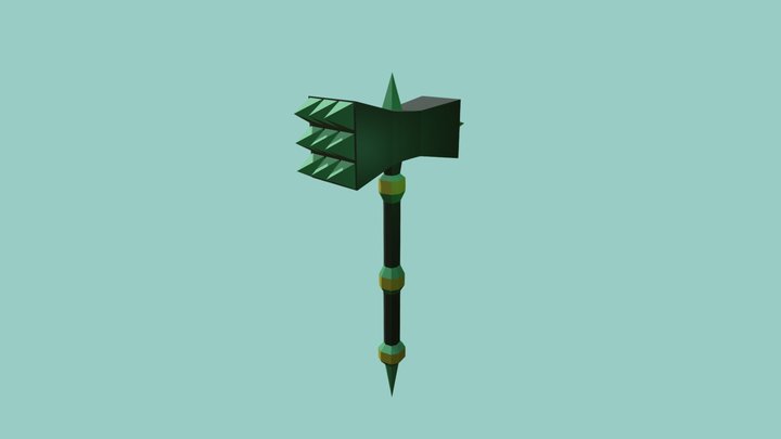 War Axe 3D Model