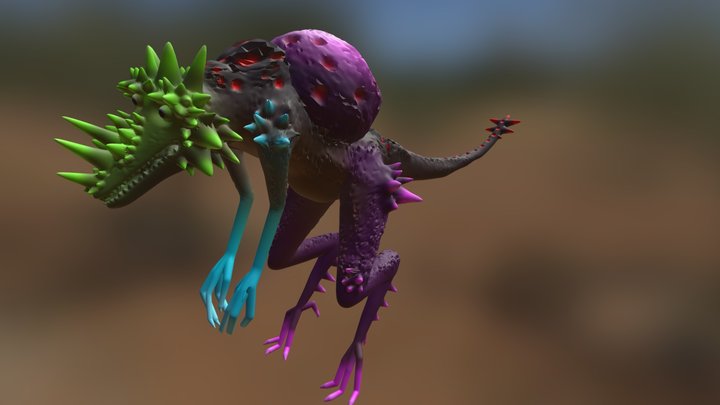 Monster cute 3D Model