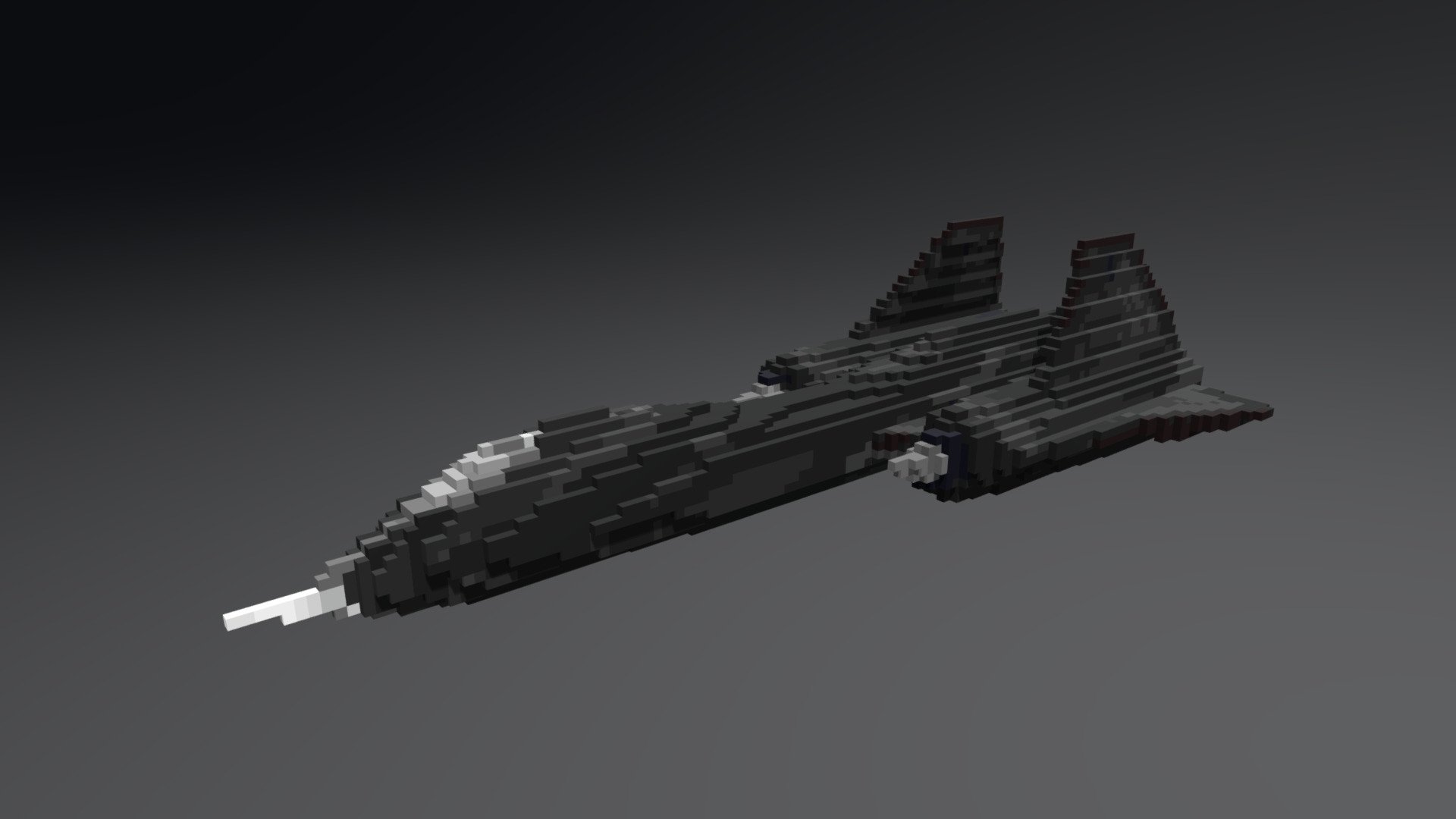 SR71 Blackbird Voxel