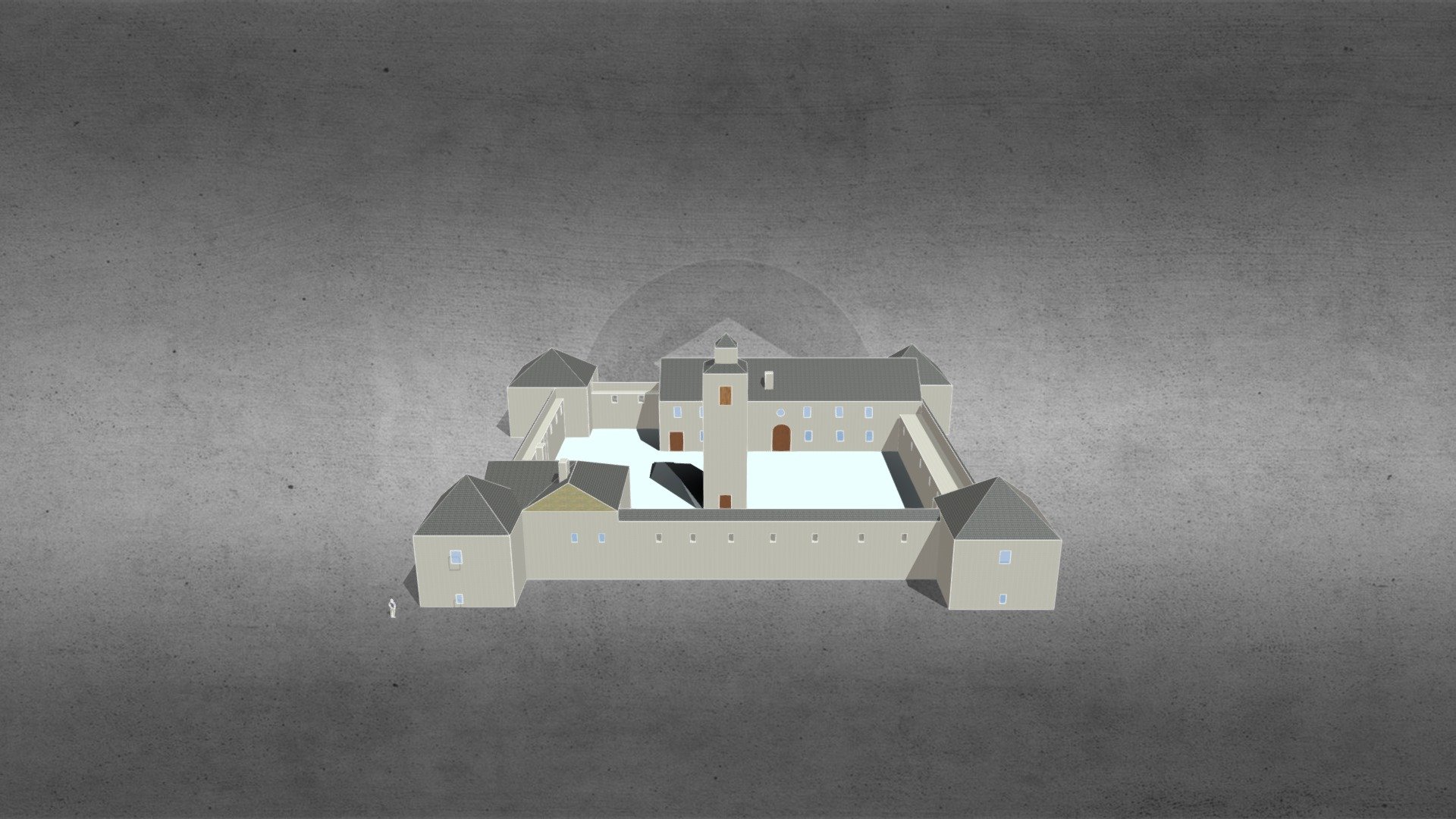Ľubietovský hrad - 3D model by kubalova.ivana [2626949] - Sketchfab