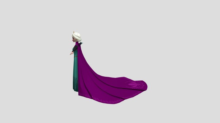 HK3 Elsa coronation 3D Model